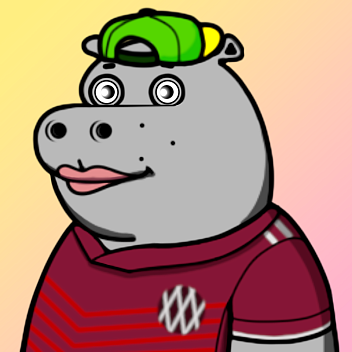 Grey Hippo #2066
