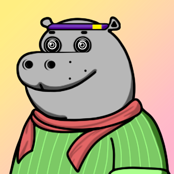 Grey Hippo #2190