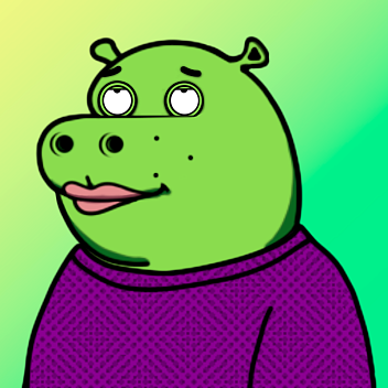 Green Hippo #1872