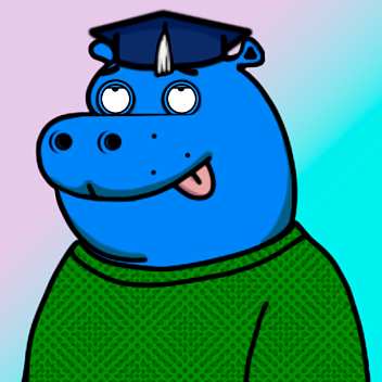 Blue Hippo #507