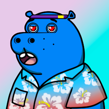 Blue Hippo #656