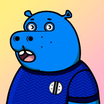 Blue Hippo #2624