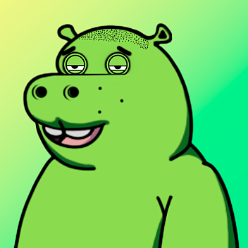 Green Hippo #1270