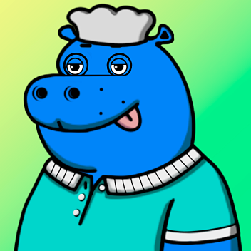 Blue Hippo #1414