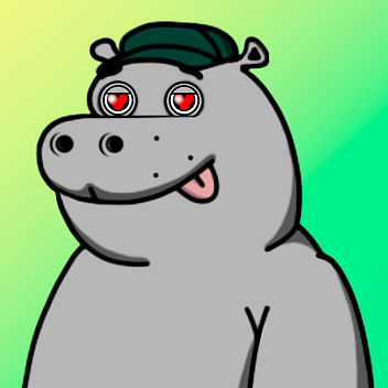 Grey Hippo #1649