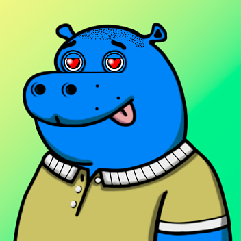 Blue Hippo #1438