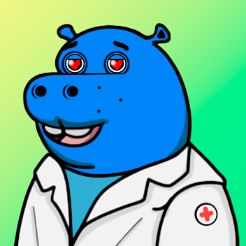 Blue Hippo #1233