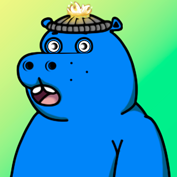 Blue Hippo #1636