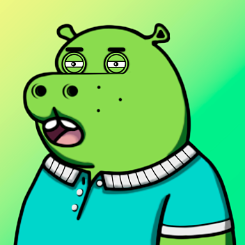 Green Hippo #1725