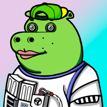 Green Hippo #786