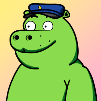 Green Hippo #2153