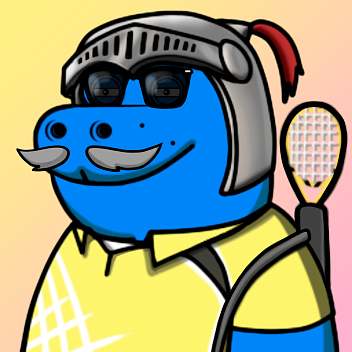 Blue Hippo #2098