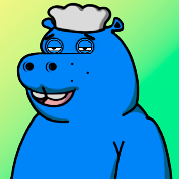 Blue Hippo #1291