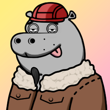 Grey Hippo #2708