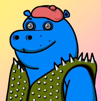 Blue Hippo #1955