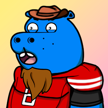 Blue Hippo #2718