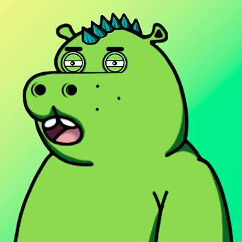Green Hippo #1705