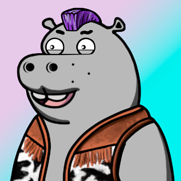 Grey Hippo #558