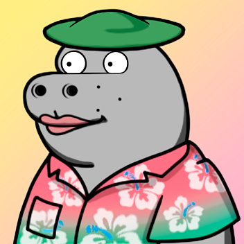 Grey Hippo #2173