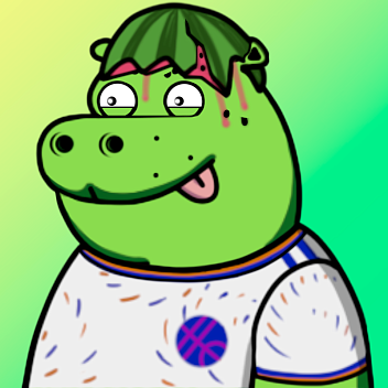 Green Hippo #1515