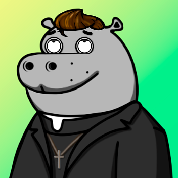 Grey Hippo #1301