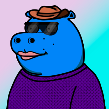 Blue Hippo #996