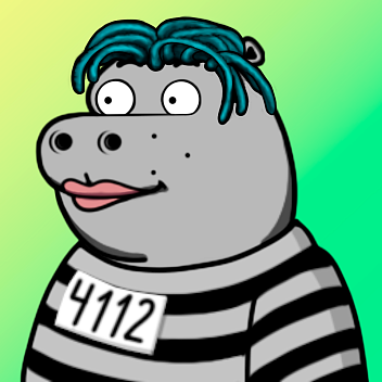 Grey Hippo #1185