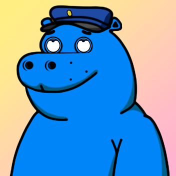 Blue Hippo #2037