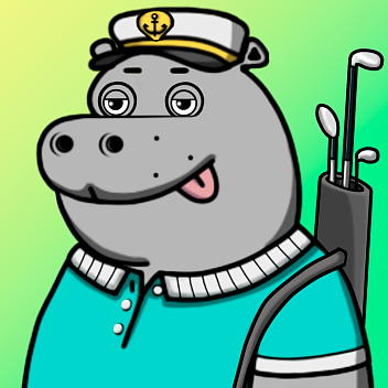 Grey Hippo #1638