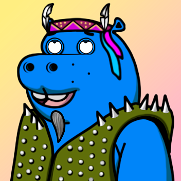 Blue Hippo #2256