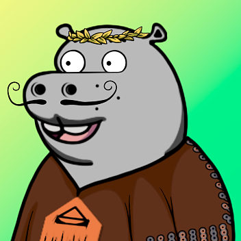 Grey Hippo #1586