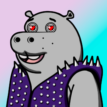 Grey Hippo #452