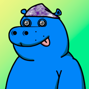 Blue Hippo #1375