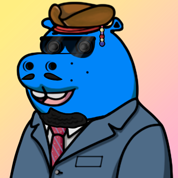 Blue Hippo #2233