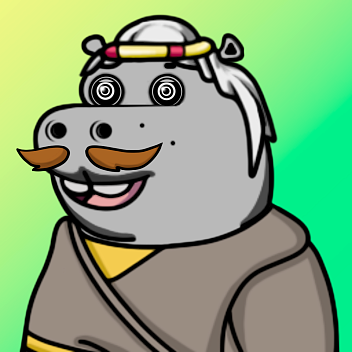 Grey Hippo #1410