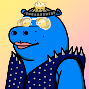 Blue Hippo #2950