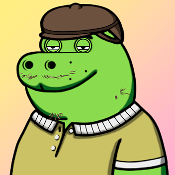 Green Hippo #2102