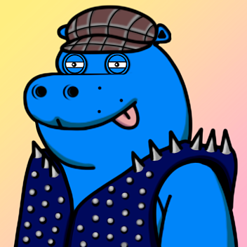 Blue Hippo #2504