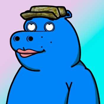 Blue Hippo #882